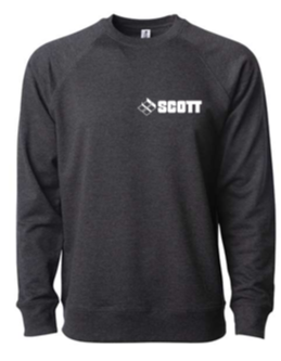 Icon Lightweight Loopback Terry Crewneck Sweatshirt - SCOTT24