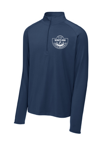 1/4 Zip Pullover-Ladies and Men's cut - Troop 75 2025