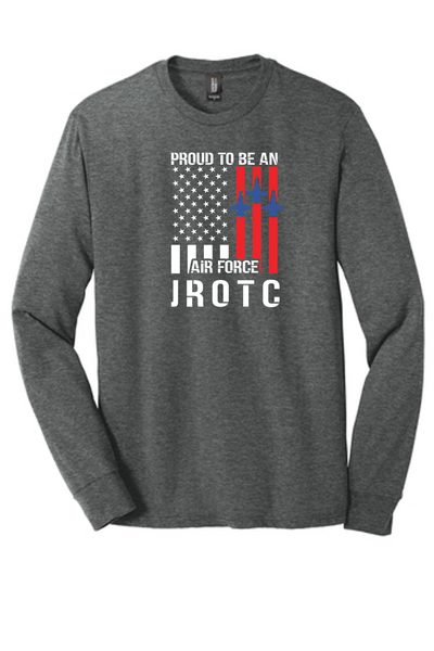 Long sleeve Tri blend Tee-ROTCF23