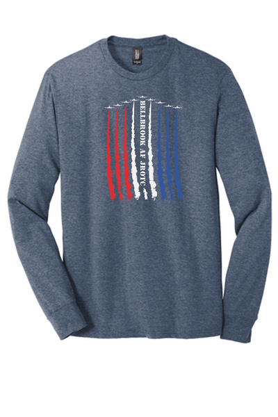 Long sleeve Tri blend Tee-ROTCF23