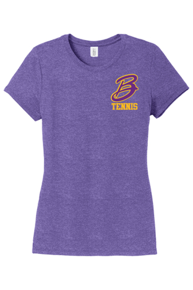 Ladies Crew neck Tri Blend tee-BBT25