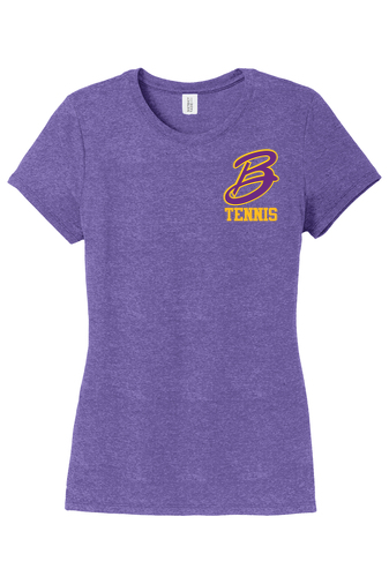 Ladies Crew neck Tri Blend tee-BBT24