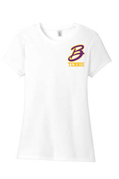 Ladies Crew neck Tri Blend tee-BBT24