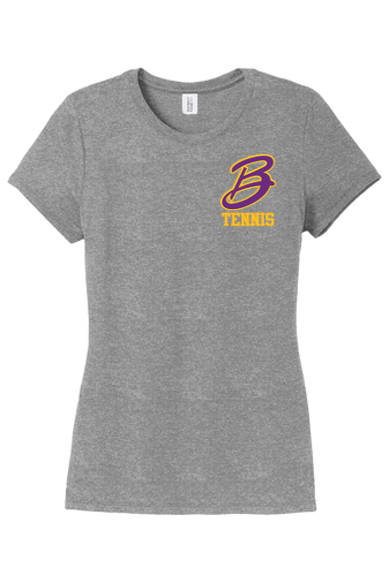 Ladies Crew neck Tri Blend tee-BBT24