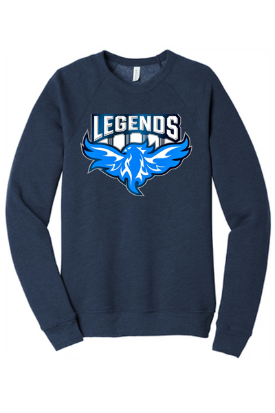 LADIES Sponge Fleece Crew Neck Sweatshirt -LFPS23-14u