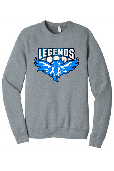 LADIES Sponge Fleece Crew Neck Sweatshirt -LFPS23-18u