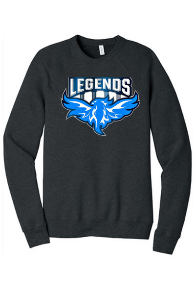 LADIES Sponge Fleece Crew Neck Sweatshirt -LFPS23-18u