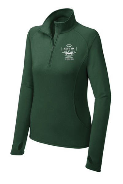 1/4 Zip Pullover-Ladies and Men's cut - Troop 75 2025