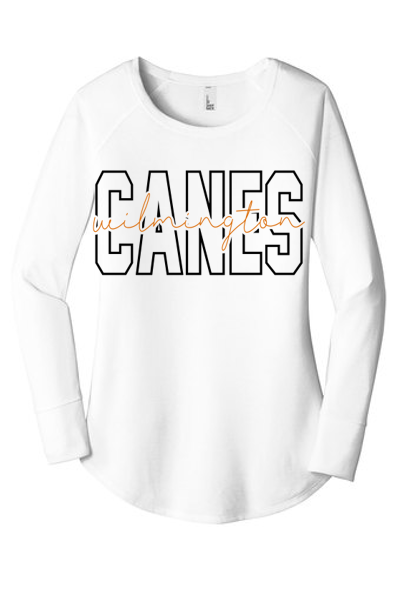 Ladies long sleeve triblend tee - WDP24
