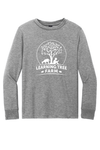 Youth and Adult tri blend Long sleeve tee-LTF24