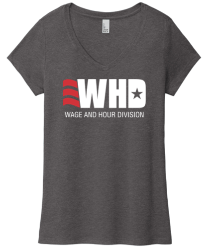 Ladies V Neck Tee - WHD24