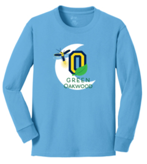 Youth & Adult Long sleeve Cotton T-Shirt -GRNOAK24