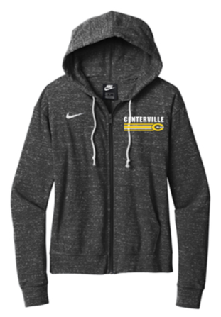 Nike Ladies Gym Vintage Full-Zip Hoodie - PVNS25