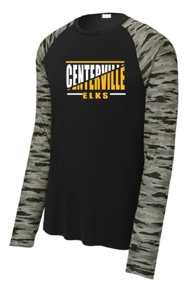 Drift Camo Colorblock Long Sleeve Tee - JHN23