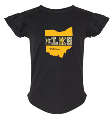 Toddler Flutter Sleeve Tee - PVNS25