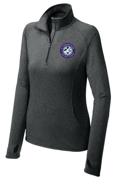 Ladies Cut 1/4 Zip Pullover - DoD25