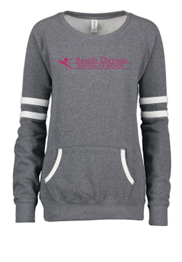 Ladies Varsity Fleece Crew Neck Pullover