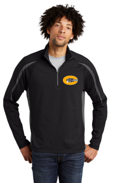 Unisex Sport-Wick Stretch 1/2-Zip Colorblock Pullover -CJB24