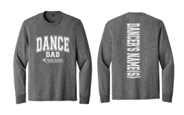 Adult Long Sleeve Tri blend Tee - SDSD25