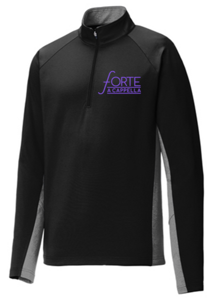 Sport Wick Stretch colorblock 1/4 zip pullover - CC23