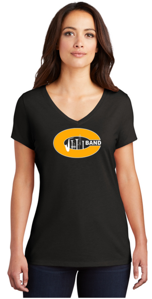 Ladies V-neck Tee Shirt- CJB23