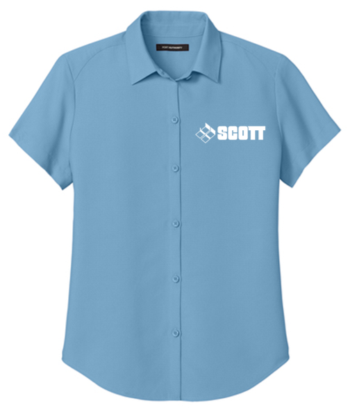 Port Authority® Women’s Short Sleeve UV Dockside Shirt - SCOTT25