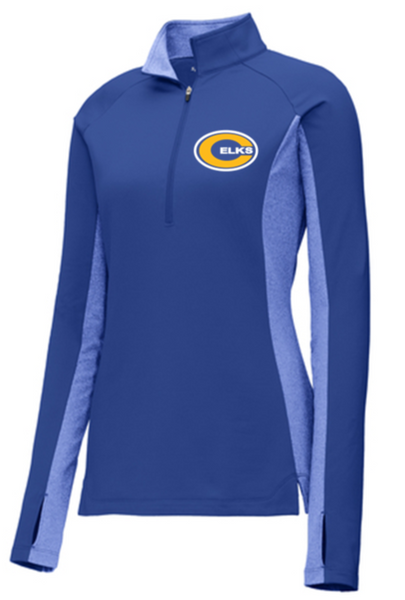 CLEARANCE Ladies Sport-Wick Stretch Contrast 1/2-Zip Pullover - NOR23