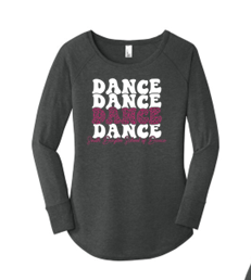 Ladies long sleeve triblend tee - SDSD25