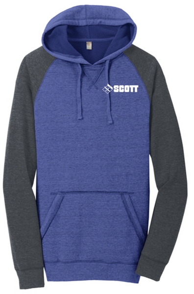 District ® Lightweight Fleece Raglan Hoodie - SCOTT25