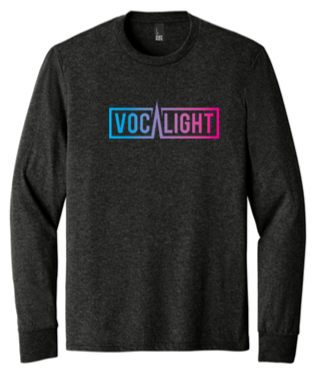 Adult Tri blend Long Sleeve Tee - VOCA