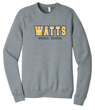 Sponge Fleece Crew Neck Sweatshirt -WTS23