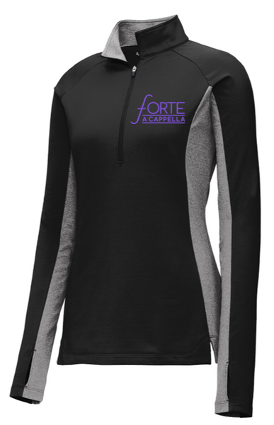Sport Wick Stretch colorblock 1/4 zip pullover - CC23