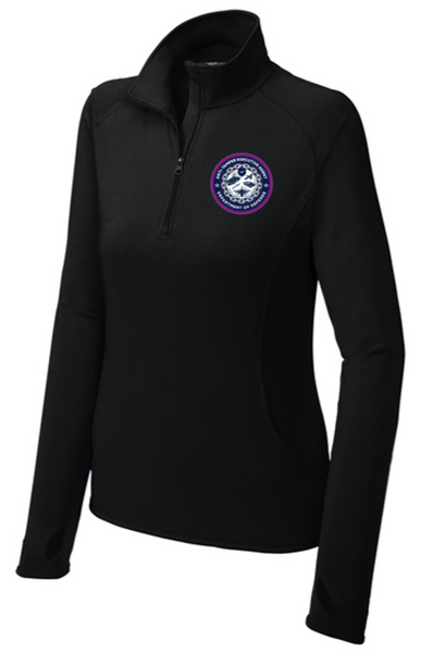 Ladies Cut 1/4 Zip Pullover - DoD25