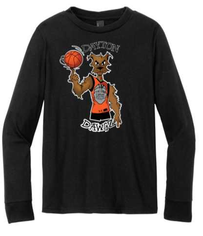 Youth & Adult Long Sleeve Tri blend Tee - DAYDAW25