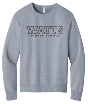 Adult Sponge Fleece Crew Neck Sweatshirt -WTS24