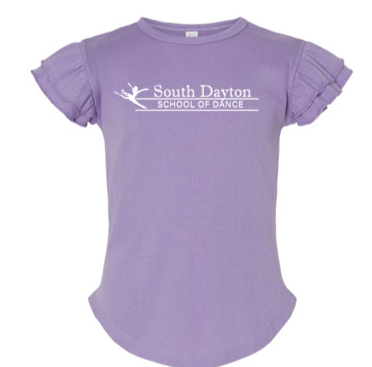 Toddler Flutter Sleeve Tee - SDSD25