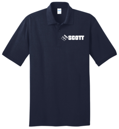 Tall Unisex Core Blend Jersey Knit Polo - SCOTT25