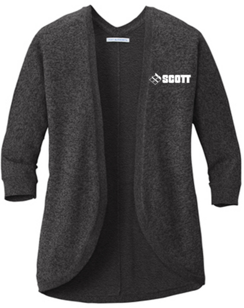 Ladies Marled Cocoon Sweater -SCOTT24