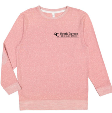 Youth French Terry Crew Neck w/Elbow Patches - SDSD25