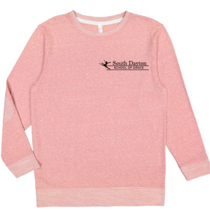 Youth French Terry Crew Neck w/Elbow Patches - SDSD24