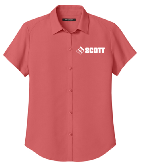 Port Authority® Women’s Short Sleeve UV Dockside Shirt - SCOTT25