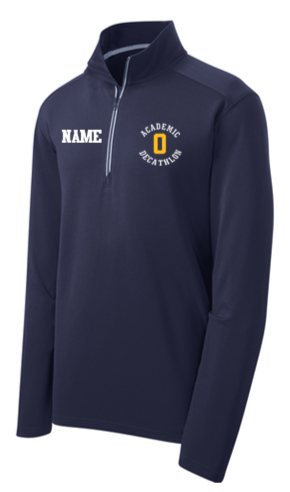 Sport-Tek® Sport-Wick® Textured 1/4-Zip Pullover -OAK23
