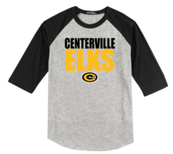 Youth & Adult 3/4 sleeve Baseball tee-PVS23