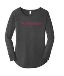 Ladies long sleeve triblend tee - SDSD25