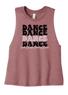 BELLA+CANVAS Women’s Racerback Cropped Tank