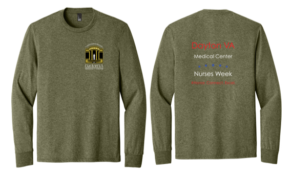 Nurses' Week Adult Tri blend Long Sleeve Tee -NVA25
