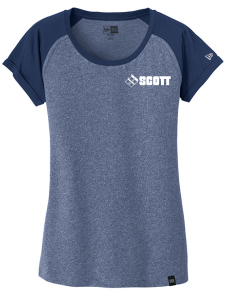 New Era® Ladies Heritage Blend Varsity Tee - SCOTT25