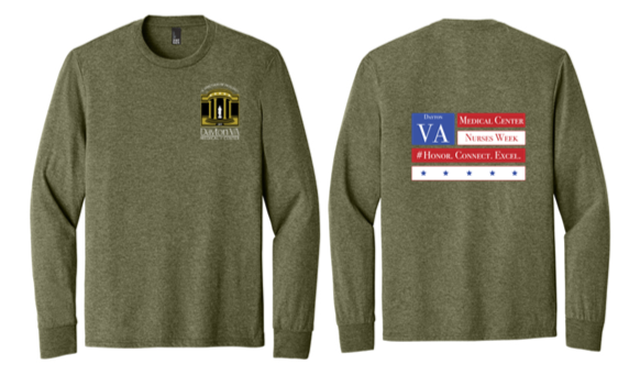 Nurses' Week Adult Tri blend Long Sleeve Tee -NVA25