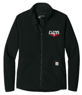 Ladies Carhartt® Textured Full-Zip Fleece Jacket - CLSC24