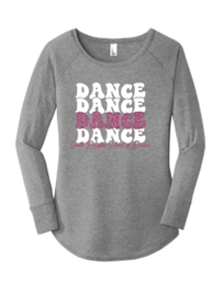 Ladies long sleeve triblend tee - SDSD25